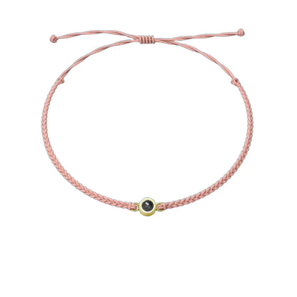 Bracelet Photo Projecteur Personnalisé – Gravure Intérieure, Cadeau Photo Souvenir, Bracelet Amour / Famille Mon cadeau unique