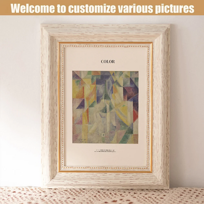 Cadre Photo en Bois Personnalisable – Gravure Nom/Message, Cadeau Décoration Intérieure Souvenir Mon cadeau unique