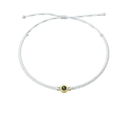 Bracelet Photo Projecteur Personnalisé – Gravure Intérieure, Cadeau Photo Souvenir, Bracelet Amour / Famille Mon cadeau unique