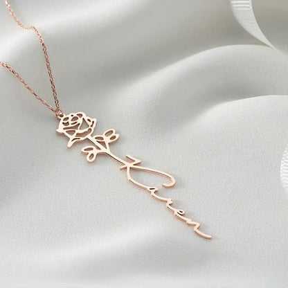 Collier Personnalisé Prénom / Mot – Acier Inoxydable, Gravure Nom, Cadeau Femme & Couple Mon cadeau unique